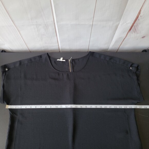 Maurices Cap Sleeve Blouse, Relaxed Fit Top, Women’s XL, Black, Casual Shirt - Picture 8 of 9